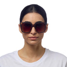 Okkia-Okkia Roma Unisex Klasik Havana Güneş Gözlüğü Kahverengi Degrade-Güneş Gözlüğü-3-roqelvaxirum.shop