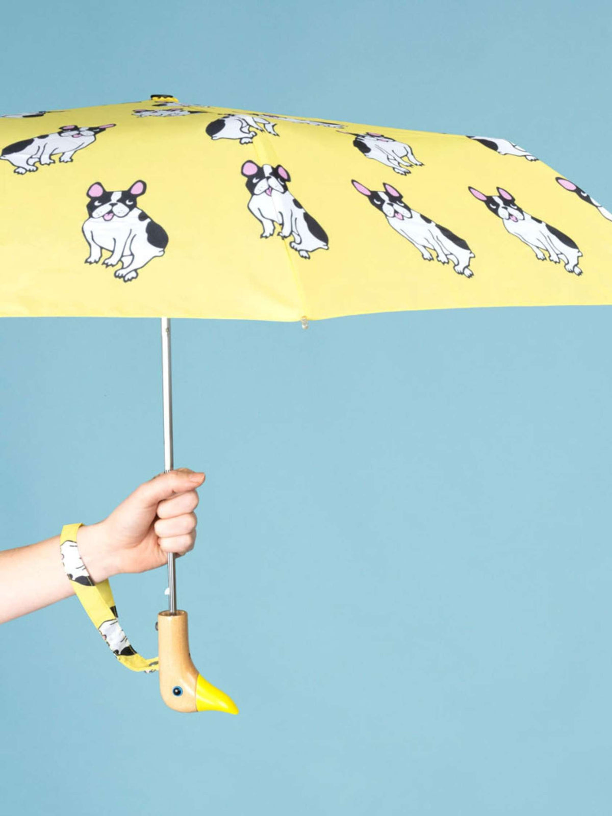 Original Duckhead-Original Duckhead Duck Kompakt şemsiye Bulldog Yellow-Şemsiye-3-roqelvaxirum.shop
