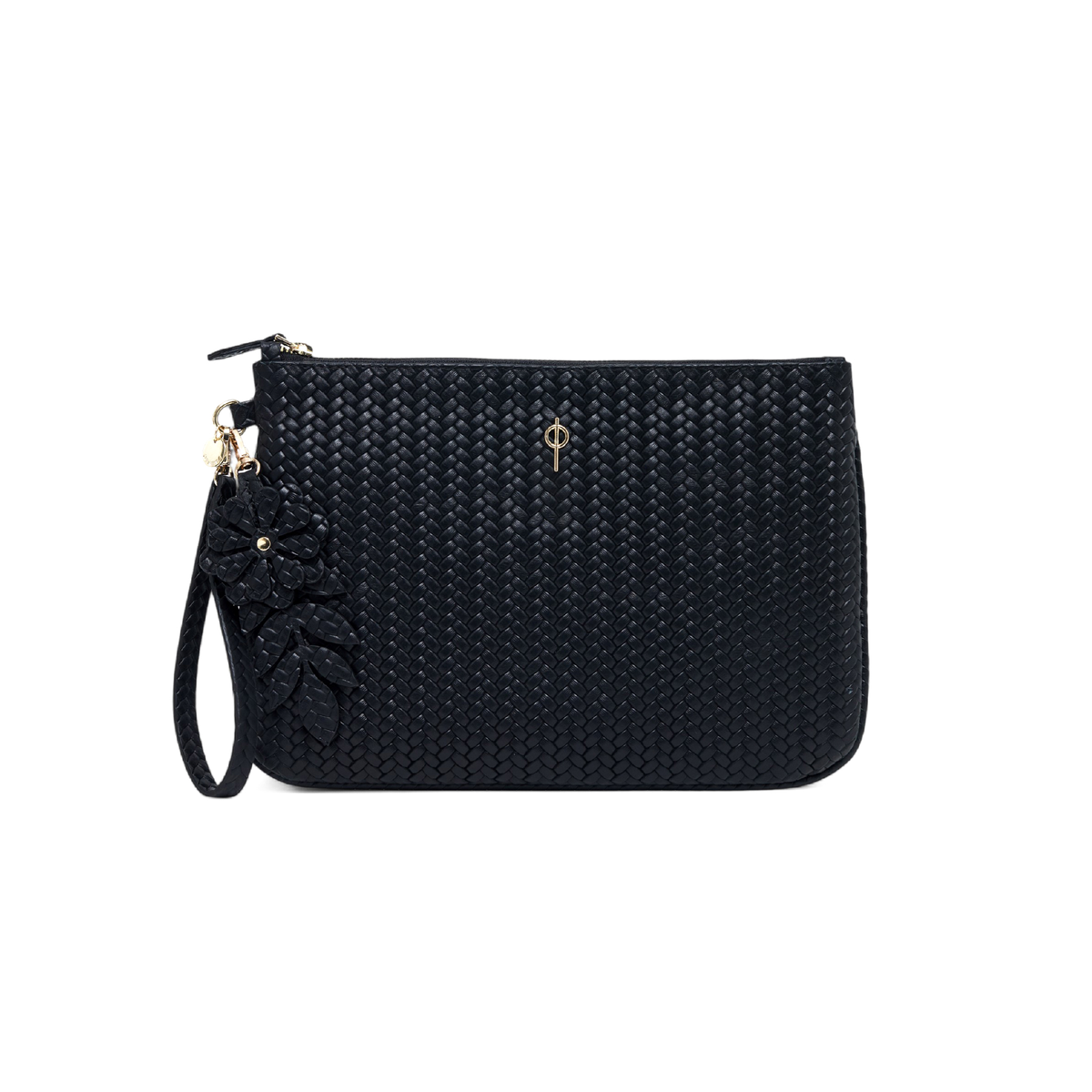 Otrera-Braided Clutch Black-Clutch-1-roqelvaxirum.shop