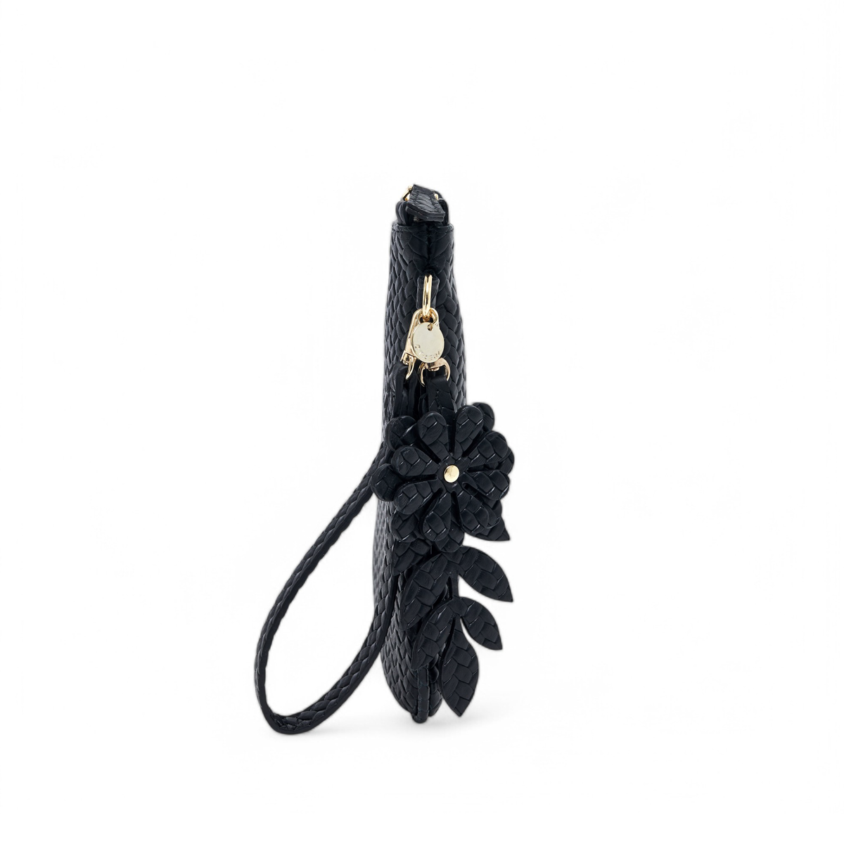 Otrera-Braided Clutch Black-Clutch-2-roqelvaxirum.shop