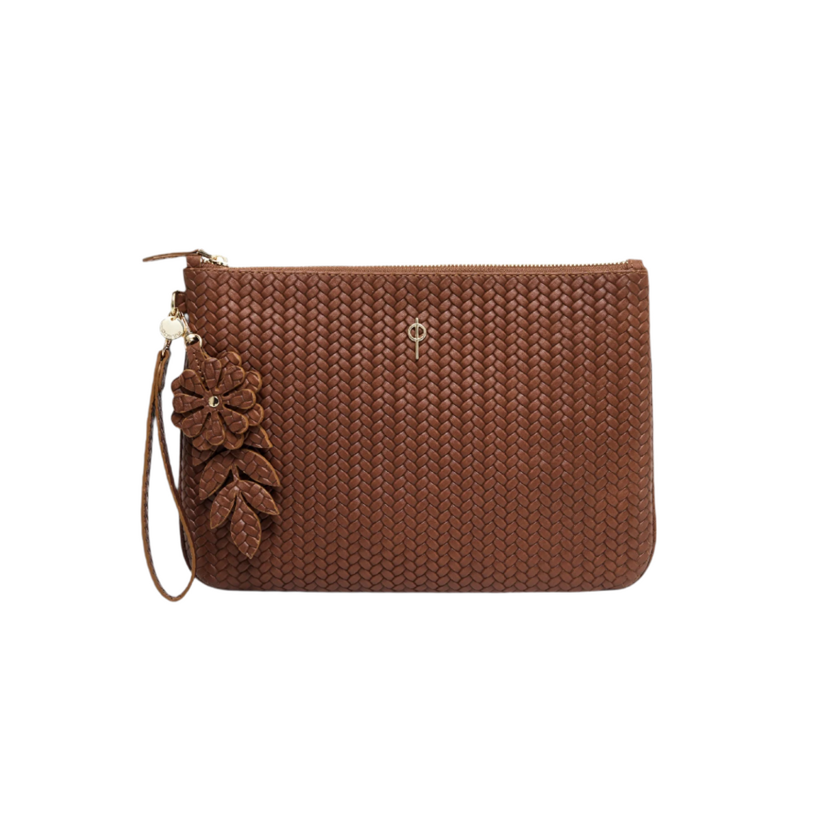 Otrera-Braided Clutch Brown-Clutch-1-roqelvaxirum.shop