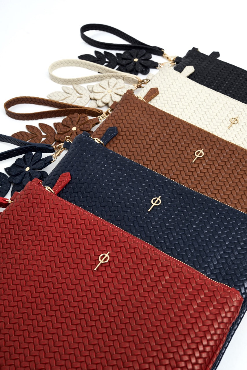 Otrera-Braided Clutch Brown-Clutch-4-roqelvaxirum.shop