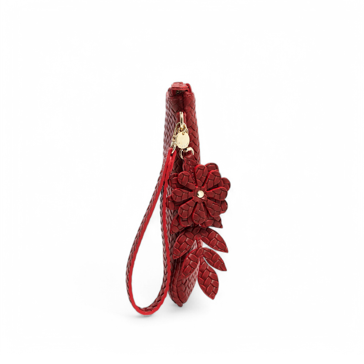 Otrera-Braided Clutch Red-Clutch-2-roqelvaxirum.shop