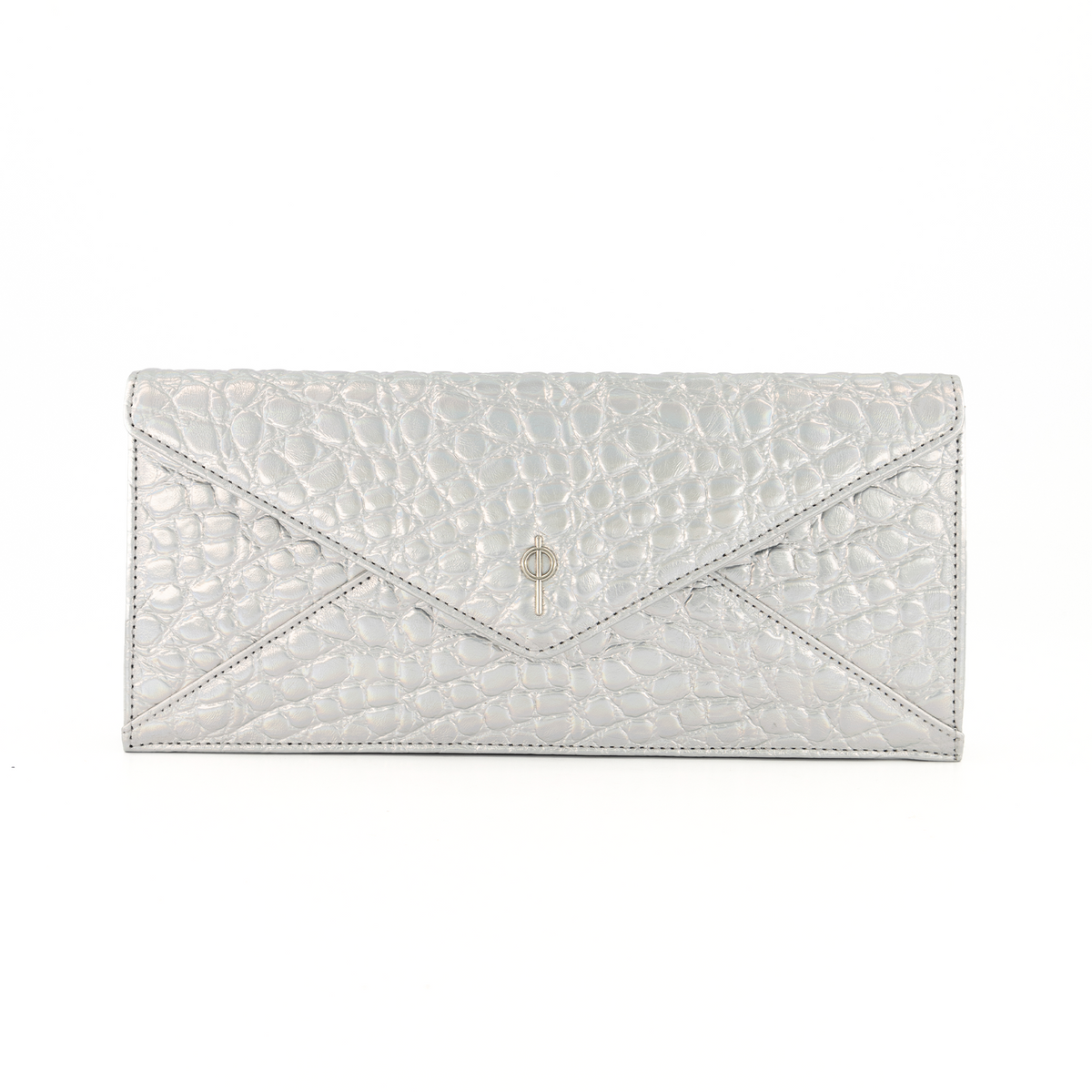 Otrera-Croco Night Bag Silver-Clutch-1-roqelvaxirum.shop