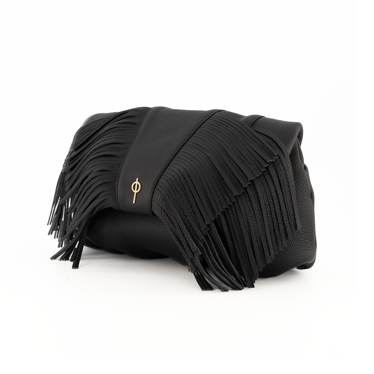 Otrera-Fringe Leda Black-Clutch-2-roqelvaxirum.shop