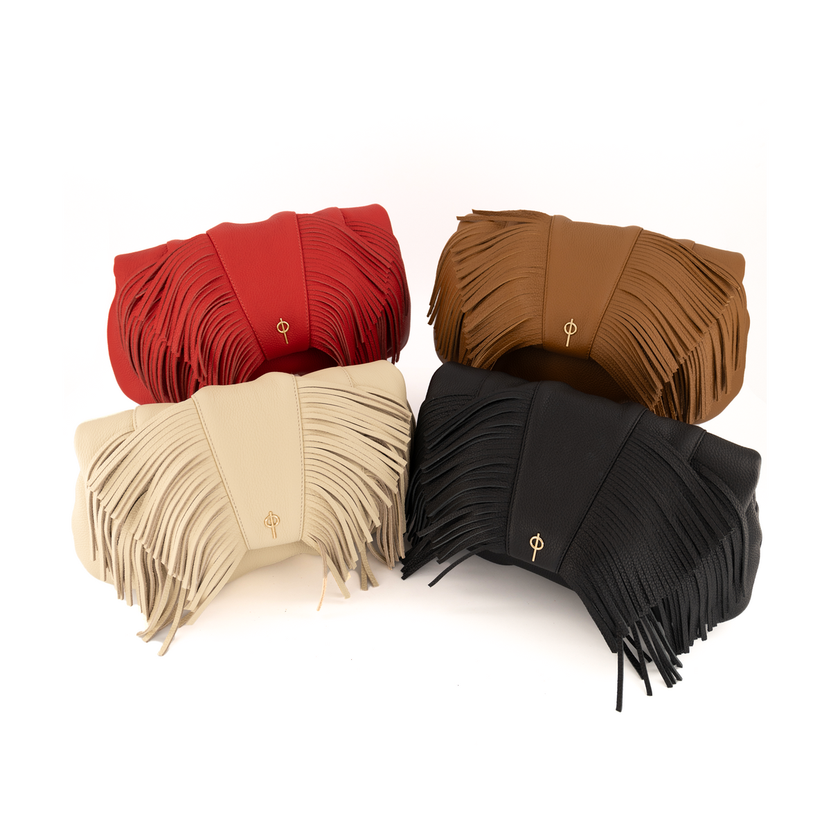 Otrera-Fringe Leda Red-Clutch-4-roqelvaxirum.shop