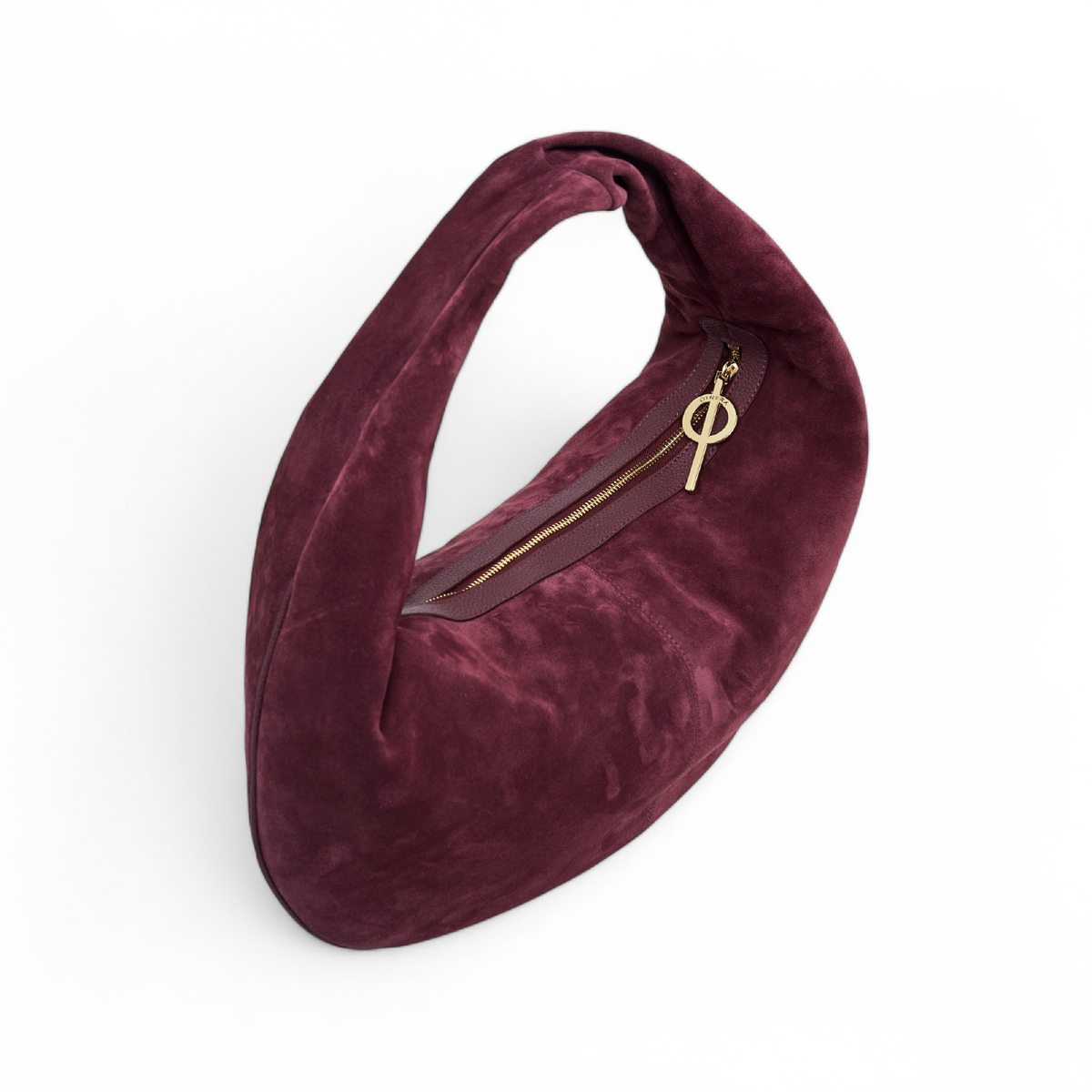 Otrera-Juno Suede Burgundy-Omuz çantası-2-roqelvaxirum.shop