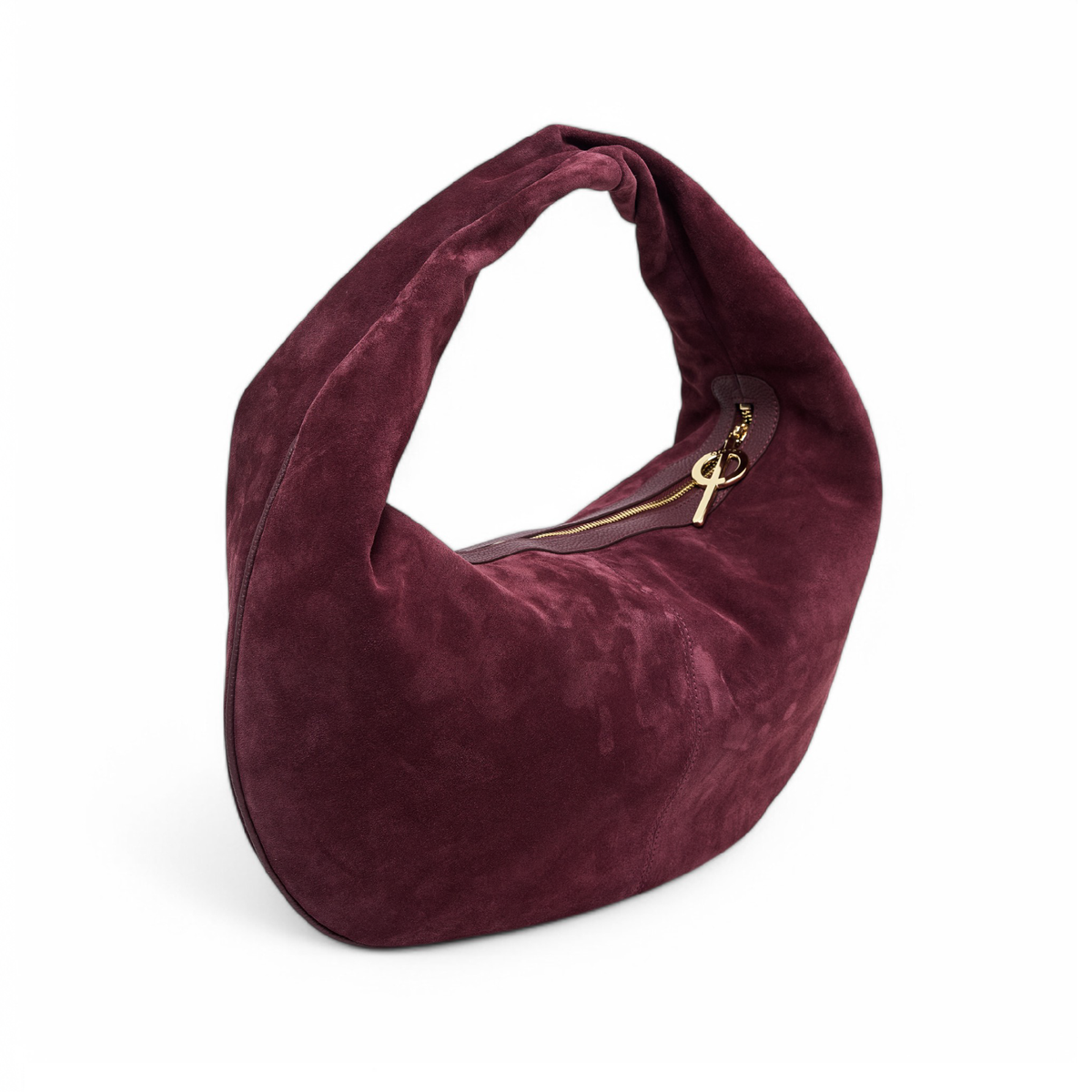 Otrera-Juno Suede Burgundy-Omuz çantası-3-roqelvaxirum.shop