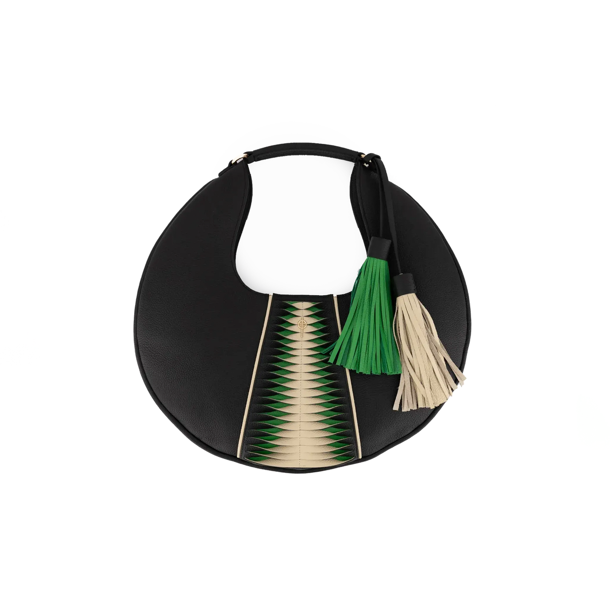 Otrera-Libertas Hobo - Black & Green-El Çantası-1-roqelvaxirum.shop