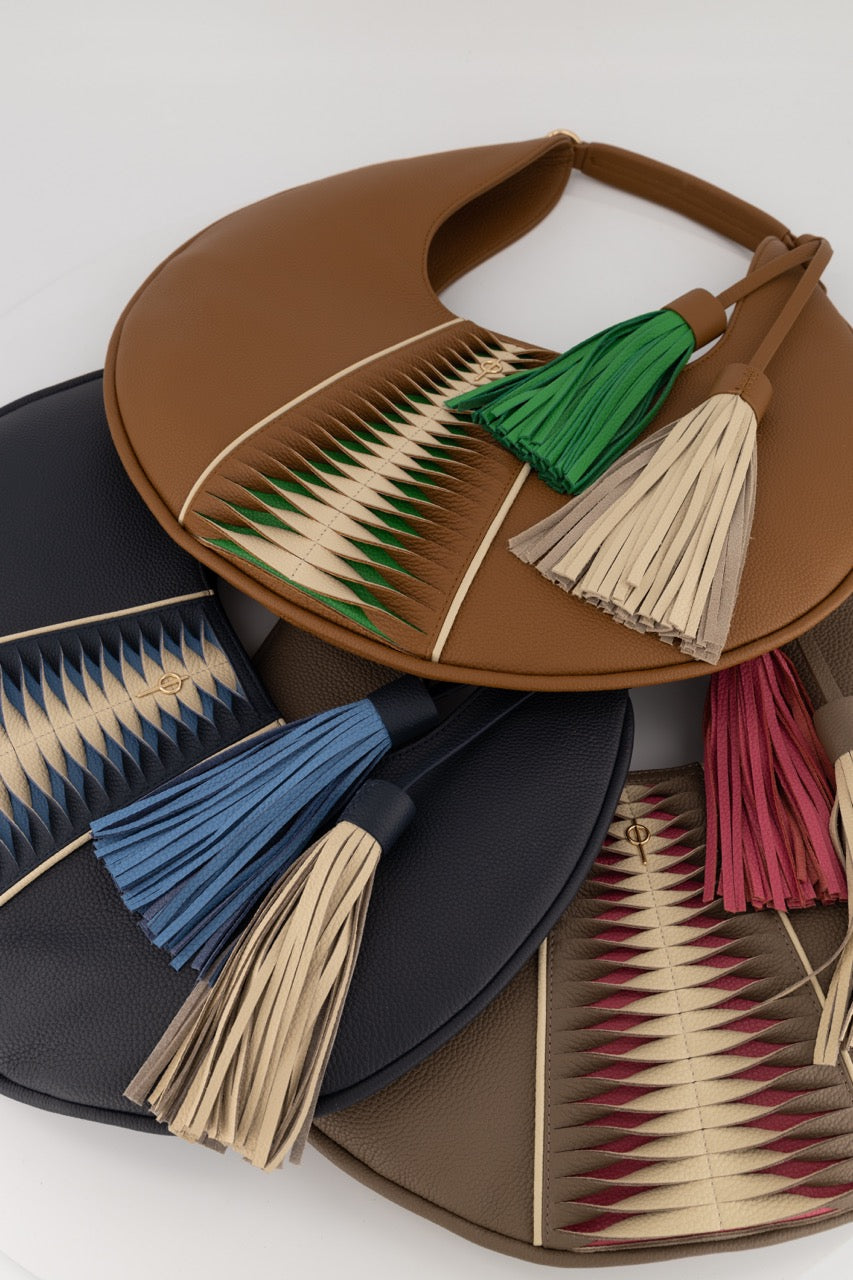 Otrera-Libertas Hobo - Tan & Green-El Çantası-5-roqelvaxirum.shop