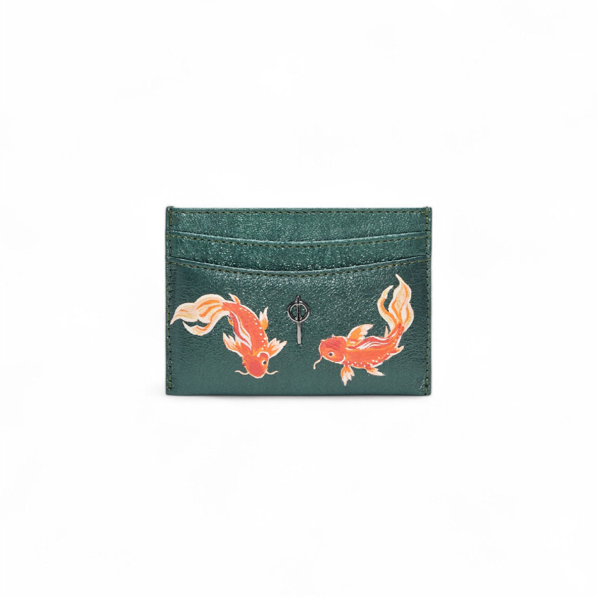 Otrera-Lydia Hand Painted Pesci-Cüzdan & Kartlık-1-roqelvaxirum.shop