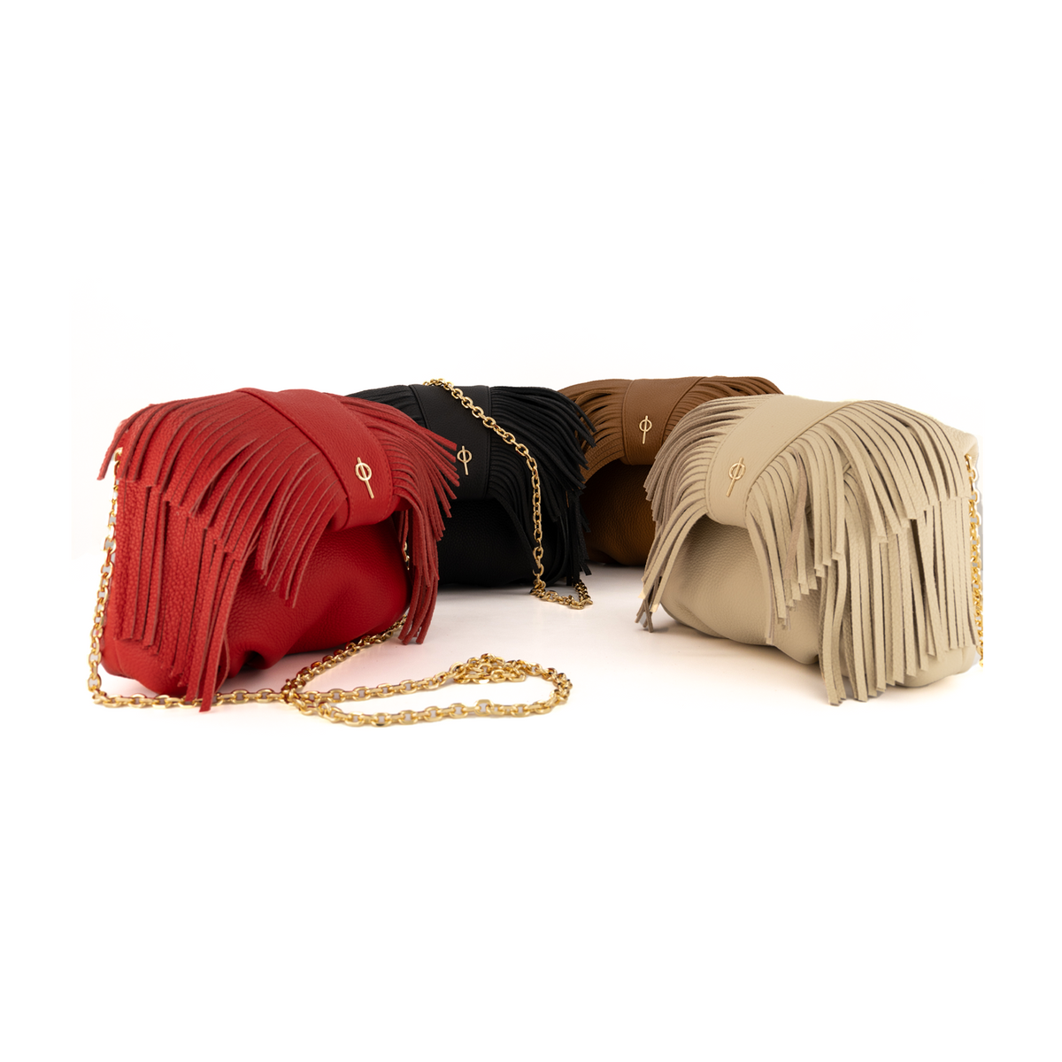 Otrera-Mini Fringe Leda Black-Omuz Çantası-4-roqelvaxirum.shop