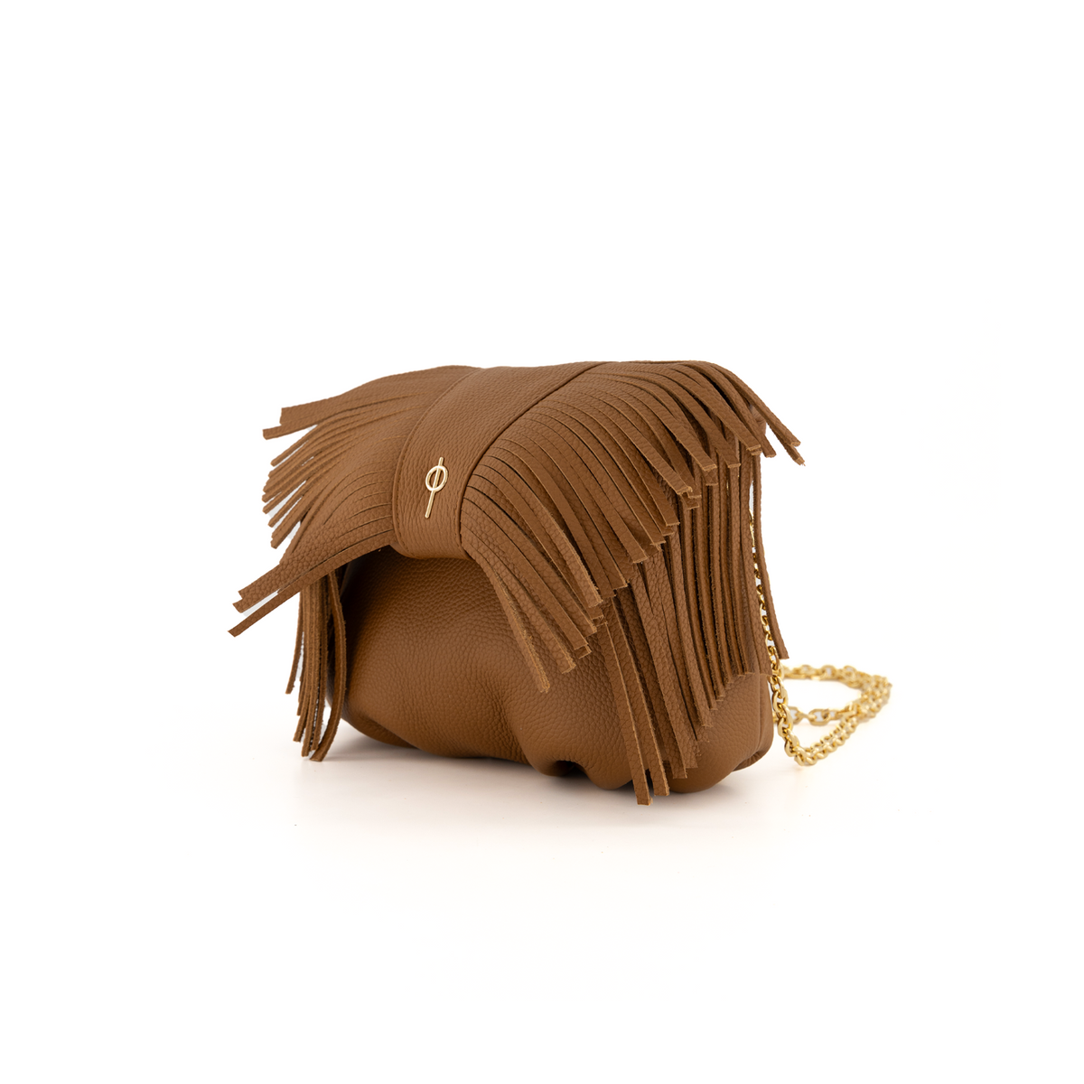 Otrera-Mini Fringe Leda Tan-Omuz Çantası-3-roqelvaxirum.shop