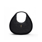 Otrera-Round Chain Bag Straw Black-Crossbody bag-1-roqelvaxirum.shop