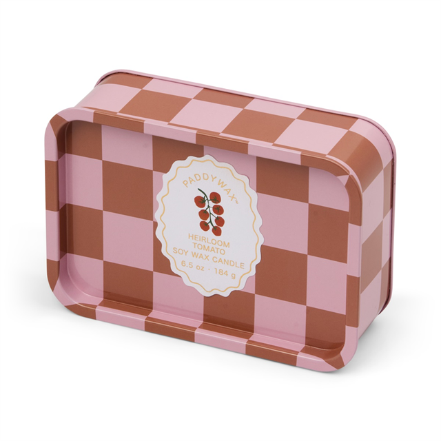 Paddywax-A Dopo 184g Tomato Printed Tin Candle Heirloom Tomato Mum-Mum-2-roqelvaxirum.shop