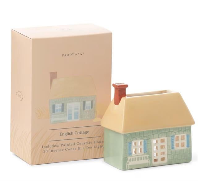 Paddywax-House Cone Incense & Tea Light Holder Tütsülük English Cottage-Mum-1-roqelvaxirum.shop