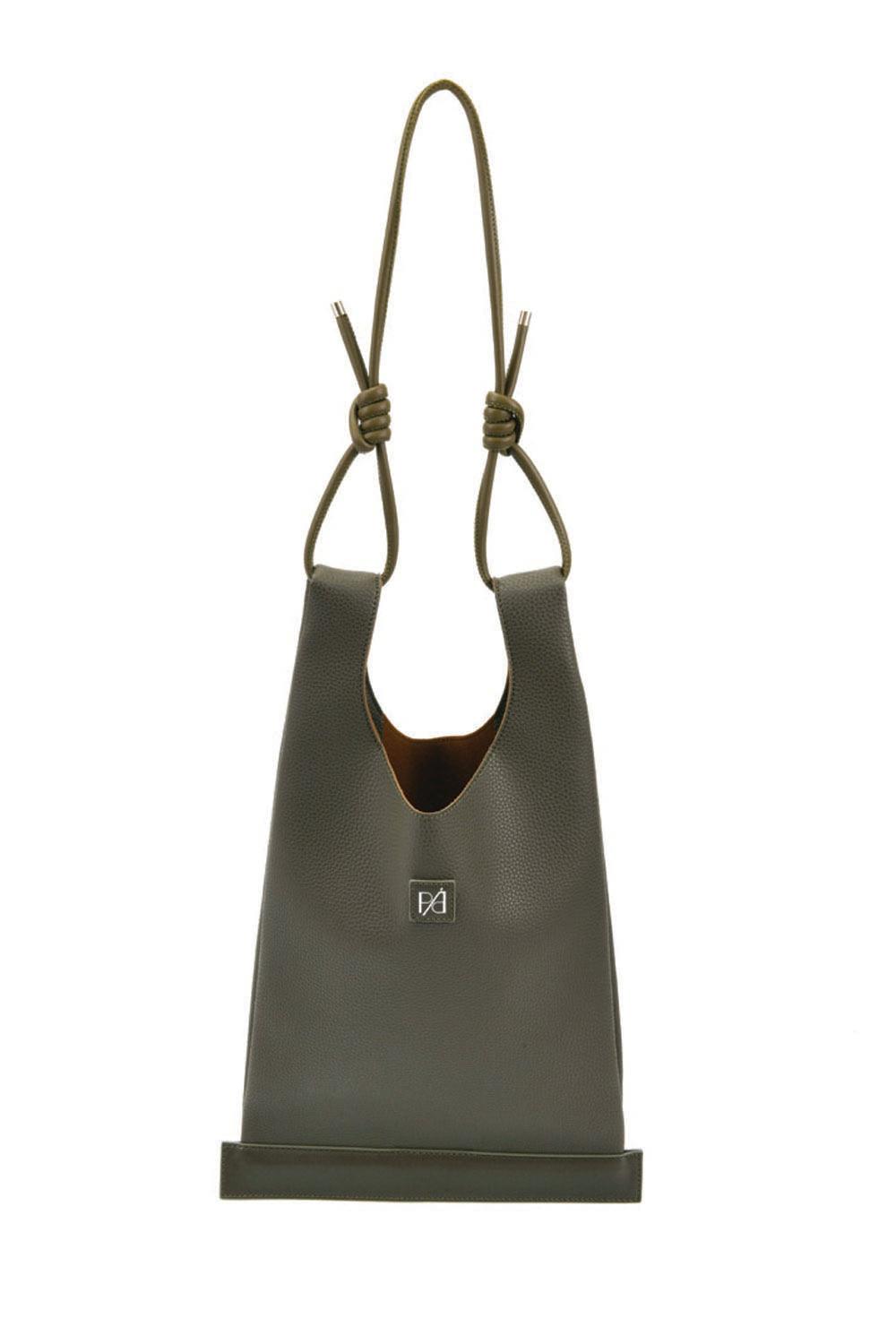 Pap Atelier-Shopper Çanta (Yeşil)-Omuz Çantası-1-roqelvaxirum.shop