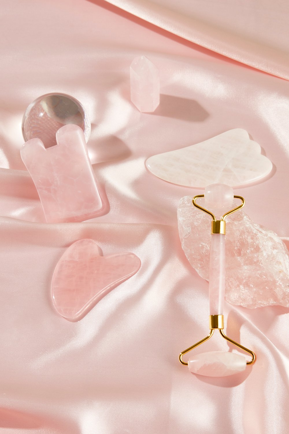 Pelcare-Rose Quartz Square - Gua Sha-Cilt Bakım Aletleri-3-roqelvaxirum.shop