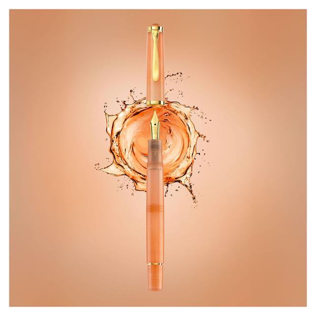 Pelikan Classic M200 Dolma Kalem Seti Apricot Achat Ef Uç