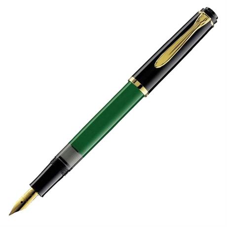Pelikan M150 14 Ayar Altın Kaplama Uç Dolma Kalem M Yeşil