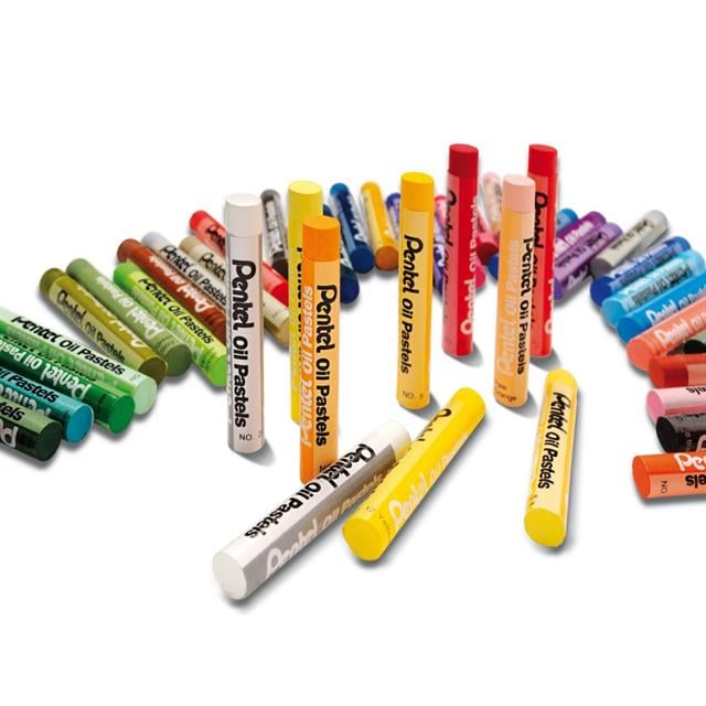 Pentel-Pentel Oil Pastels 24'lı Yağlı Pastel Xxl Boya Kalemi Seti-Boya Kalemi-3-roqelvaxirum.shop