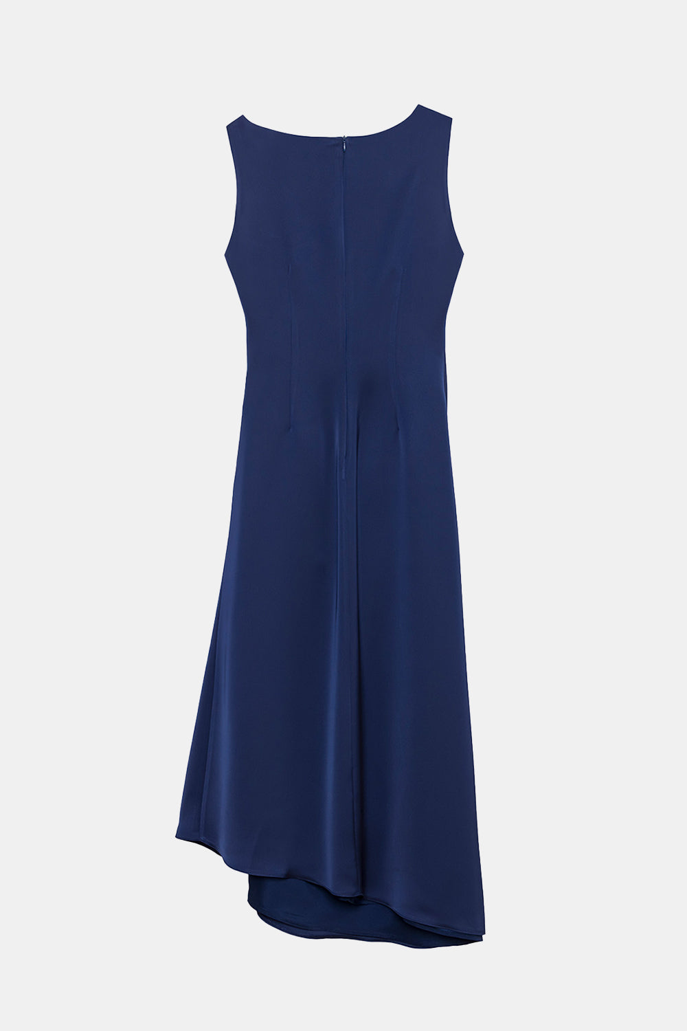 Peploum-Amor Draped Sateen Dress-Elbise-2-roqelvaxirum.shop