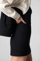 Peploum-Anne Bouny Contrast Weaving Skirt-Etek-2-roqelvaxirum.shop