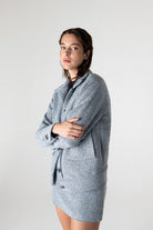 Peploum-Carleen Textured Weaving Jacket-Ceket-1-roqelvaxirum.shop
