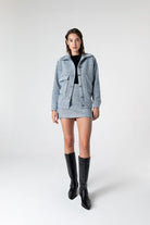 Peploum-Carleen Textured Weaving Jacket-Ceket-4-roqelvaxirum.shop