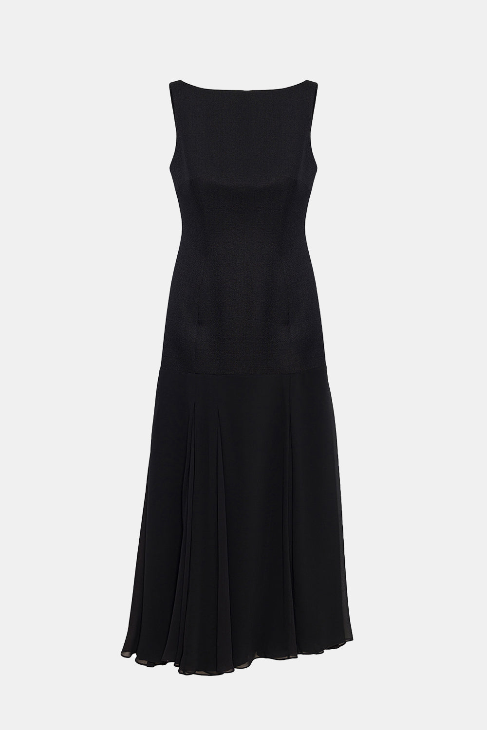 Peploum-Lohan Textured Tweed Chiffon Dress-Elbise-1-roqelvaxirum.shop