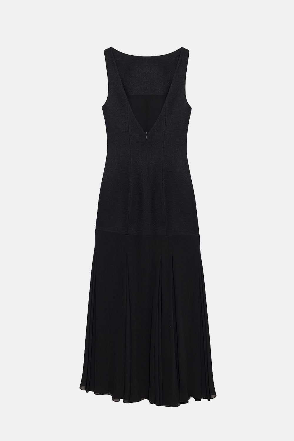 Peploum-Lohan Textured Tweed Chiffon Dress-Elbise-2-roqelvaxirum.shop