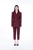 Peploum-Marvin Double Breasted Jacket-Ceket-1-roqelvaxirum.shop