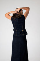 Peploum-Nadia Long Skirt In Cotton-Etek-3-roqelvaxirum.shop