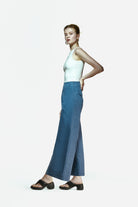Peploum-Nomi Trousers In Denim Blue-Pantolon-2-roqelvaxirum.shop