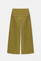 Peploum-Nomi Trousers In Moss Green-Pantolon-5-roqelvaxirum.shop