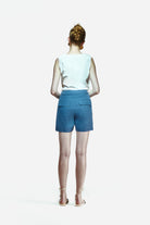 Peploum-Toba Short In Denim Blue-Şort-3-roqelvaxirum.shop