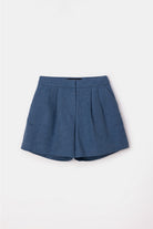 Peploum-Toba Short In Denim Blue-Şort-4-roqelvaxirum.shop
