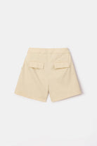 Peploum-Toba Shorts In Eggnog Yellow-Şort-6-roqelvaxirum.shop