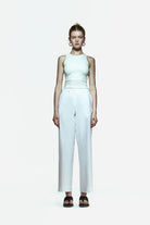 Peploum-Toba Trousers In Coral White-Pantolon-1-roqelvaxirum.shop