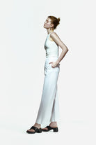 Peploum-Toba Trousers In Coral White-Pantolon-2-roqelvaxirum.shop