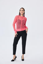 Peraluna-Addison Ajur Örgülü Kadın Triko Hırka Koral-Kazak & Triko-1-roqelvaxirum.shop