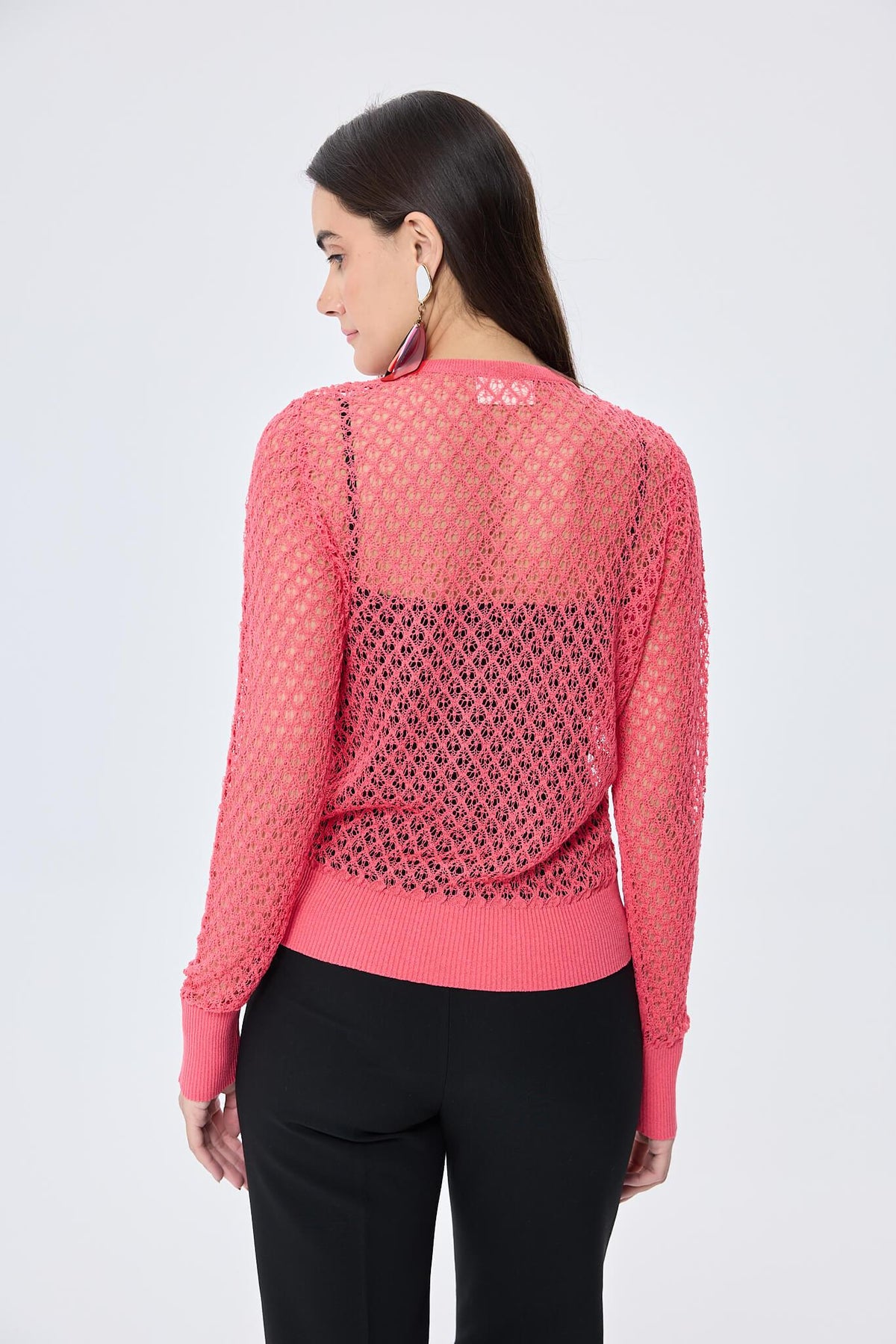 Peraluna-Addison Ajur Örgülü Kadın Triko Hırka Koral-Kazak & Triko-8-roqelvaxirum.shop