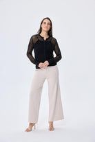 Peraluna-Addison Ajur Örgülü Kadın Triko Hırka Si̇yah-Kazak & Triko-1-roqelvaxirum.shop