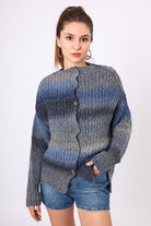 Peraluna-Anabella Bol Kesim Kadın Triko Hırka Melanj-Kazak & Triko-2-roqelvaxirum.shop
