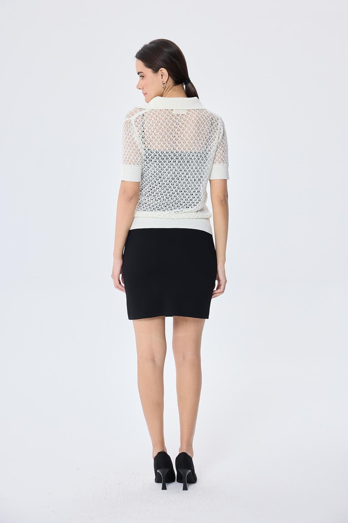 Peraluna-Ava Ajurlu Polo Yaka Kadın Triko Bluz Ekru-Bluz-7-roqelvaxirum.shop