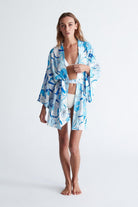 Peraluna-Azul Ki̇mono Çiçekli Dalga Desen 84 Cm Mini Boy Kadın Kimono-Kimono-1-roqelvaxirum.shop