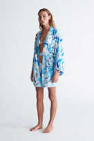 Peraluna-Azul Ki̇mono Çiçekli Dalga Desen 84 Cm Mini Boy Kadın Kimono-Kimono-7-roqelvaxirum.shop