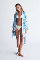 Peraluna-Azul Ki̇mono Çiçekli Dalga Desen 84 Cm Mini Boy Kadın Kimono-Kimono-8-roqelvaxirum.shop