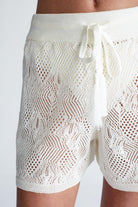 Peraluna-Emma Shorts Dantel Örgü Beli Lastikli Mini Kadın Triko Şort -Şort-6-roqelvaxirum.shop