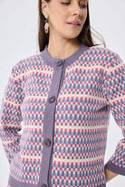 Peraluna-Imagine Jakarlı Kadın Mevsimlik Triko Hirka Multi̇ Li̇la-Kazak & Triko-6-roqelvaxirum.shop